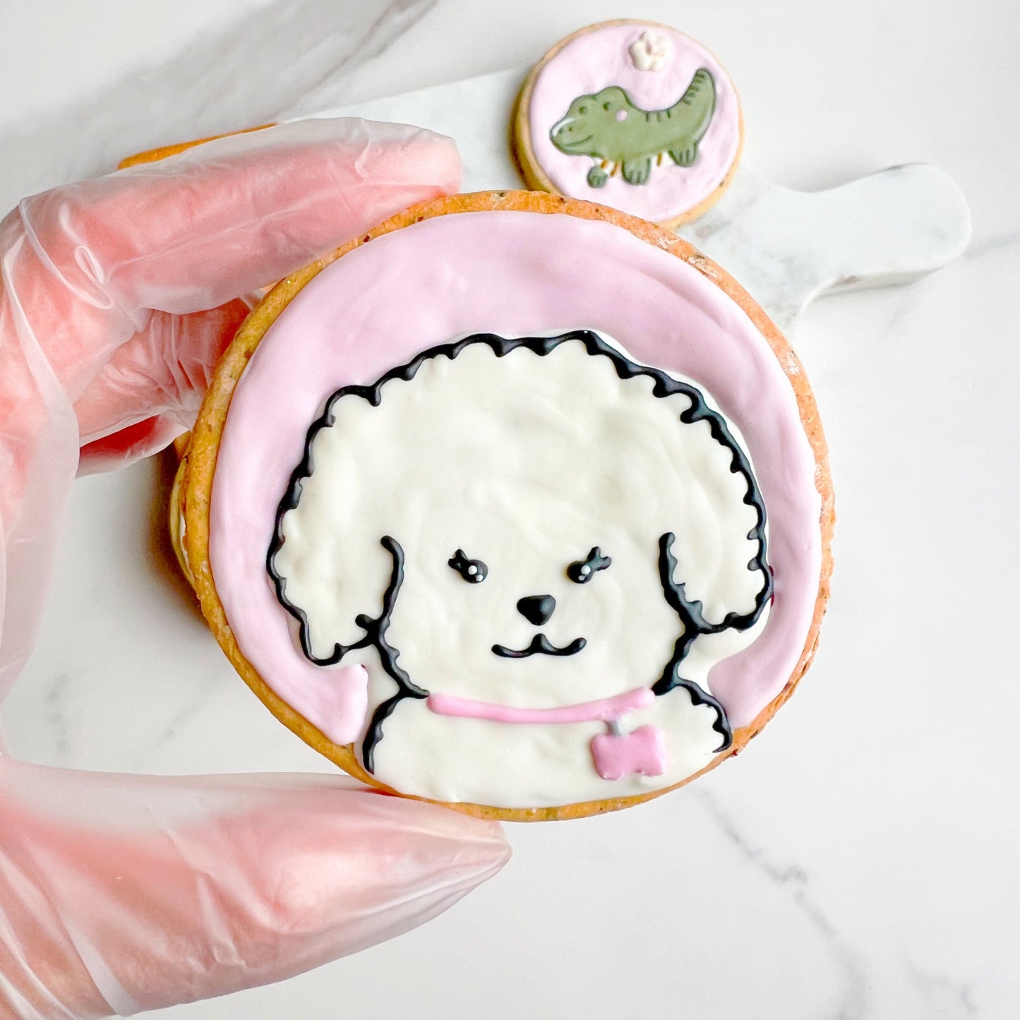 Custom Cartoon Doggy Portrait Cookie