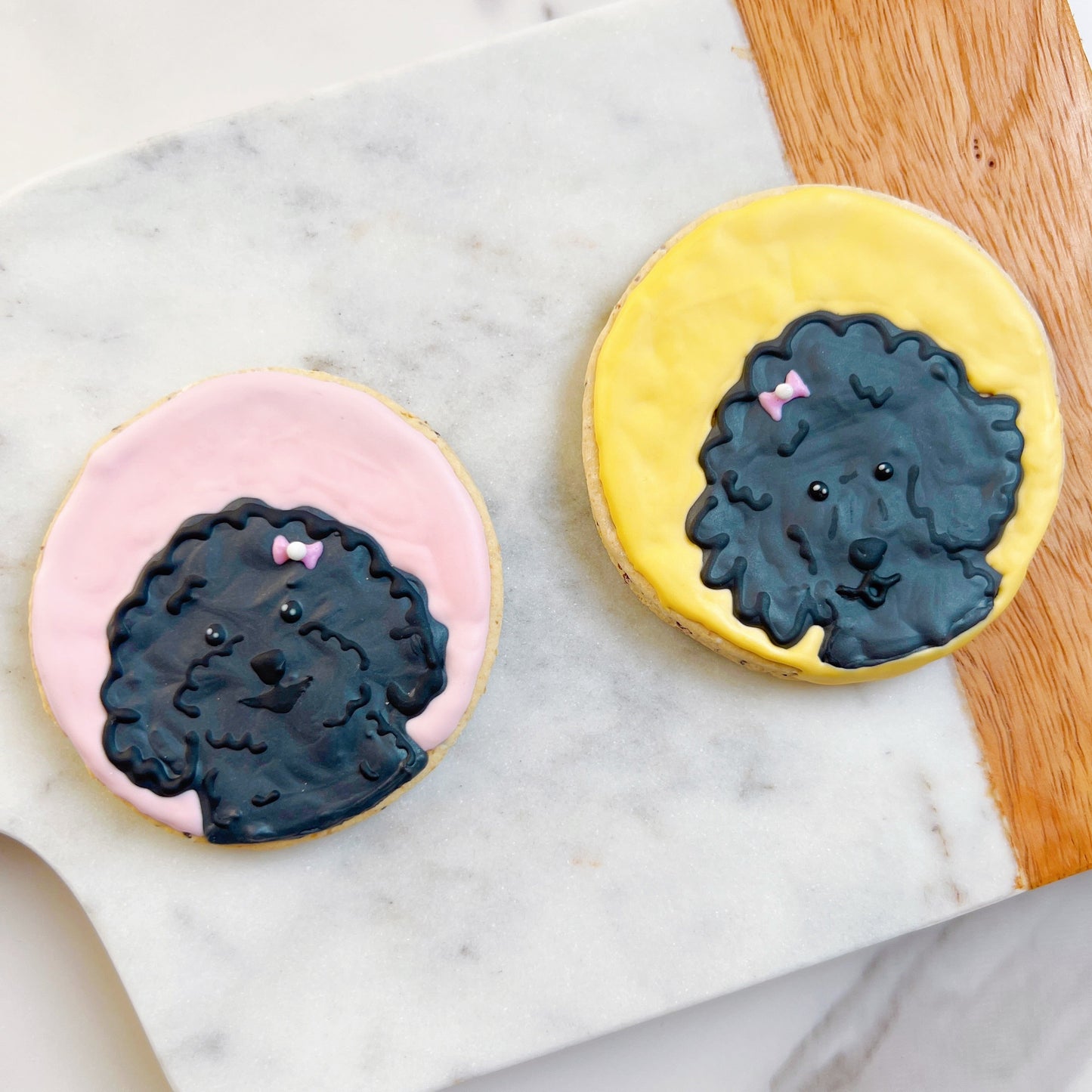 Custom Cartoon Doggy Portrait Cookie
