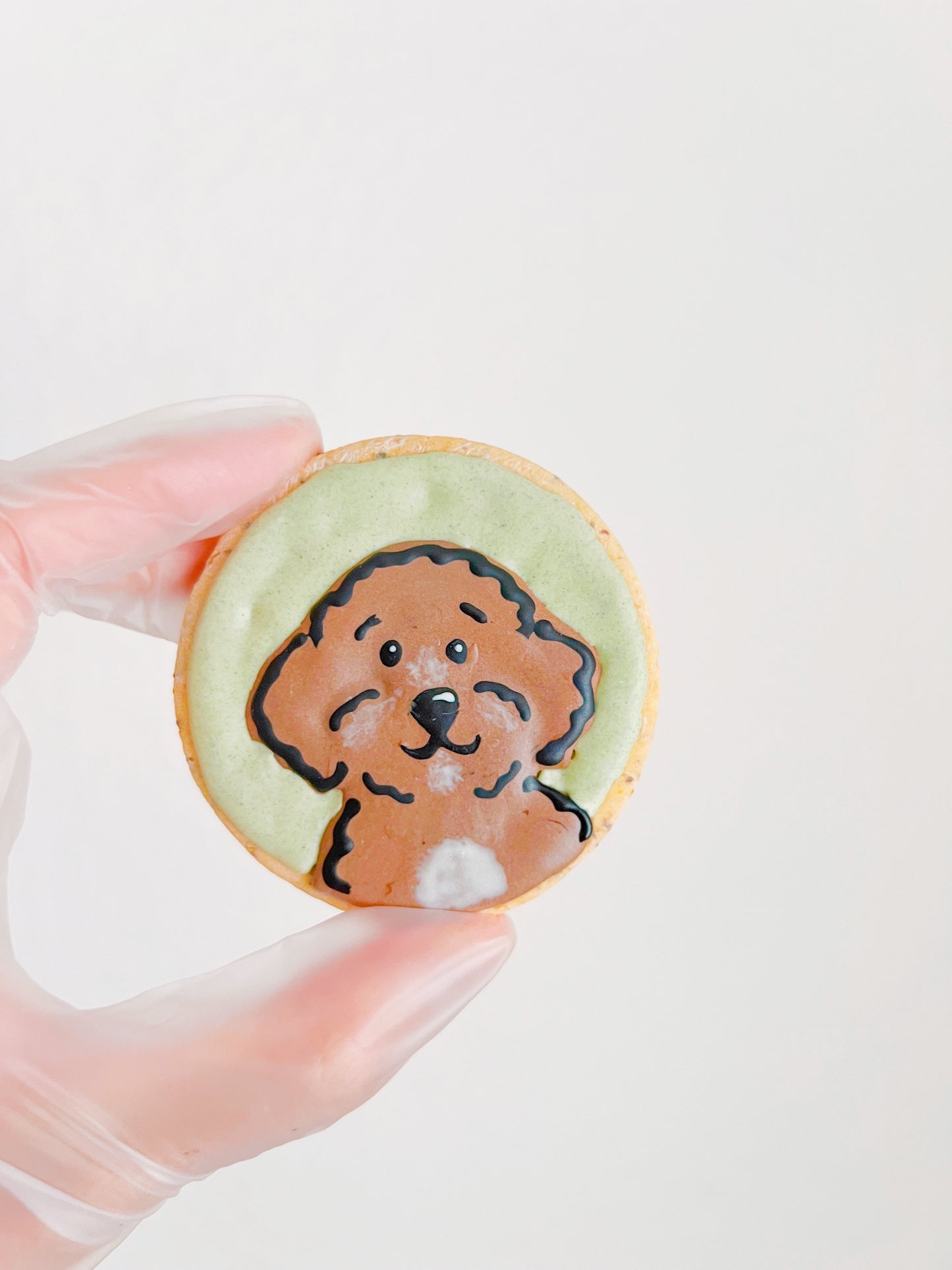 Custom Cartoon Doggy Portrait Cookie