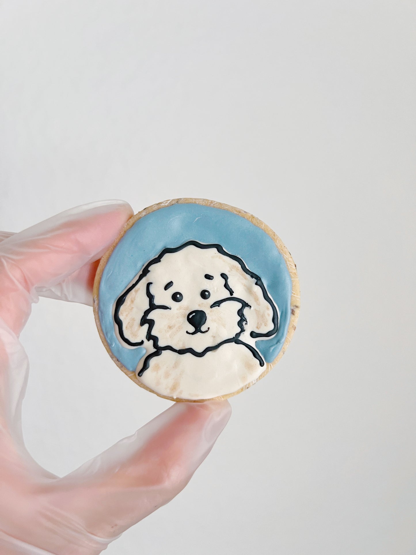 Custom Cartoon Doggy Portrait Cookie