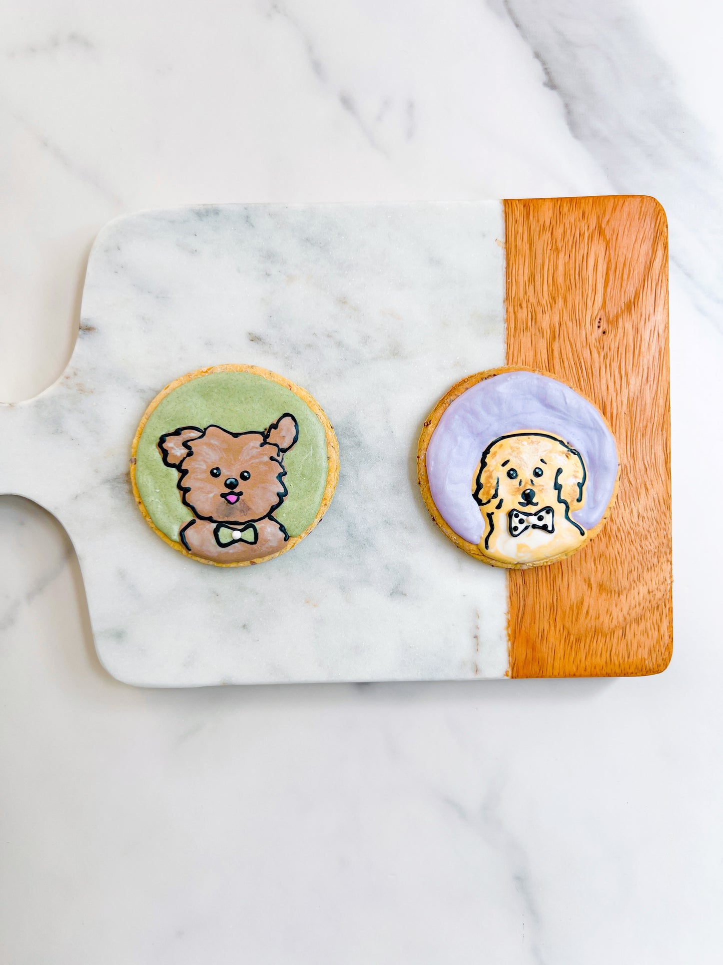 Custom Cartoon Doggy Portrait Cookie