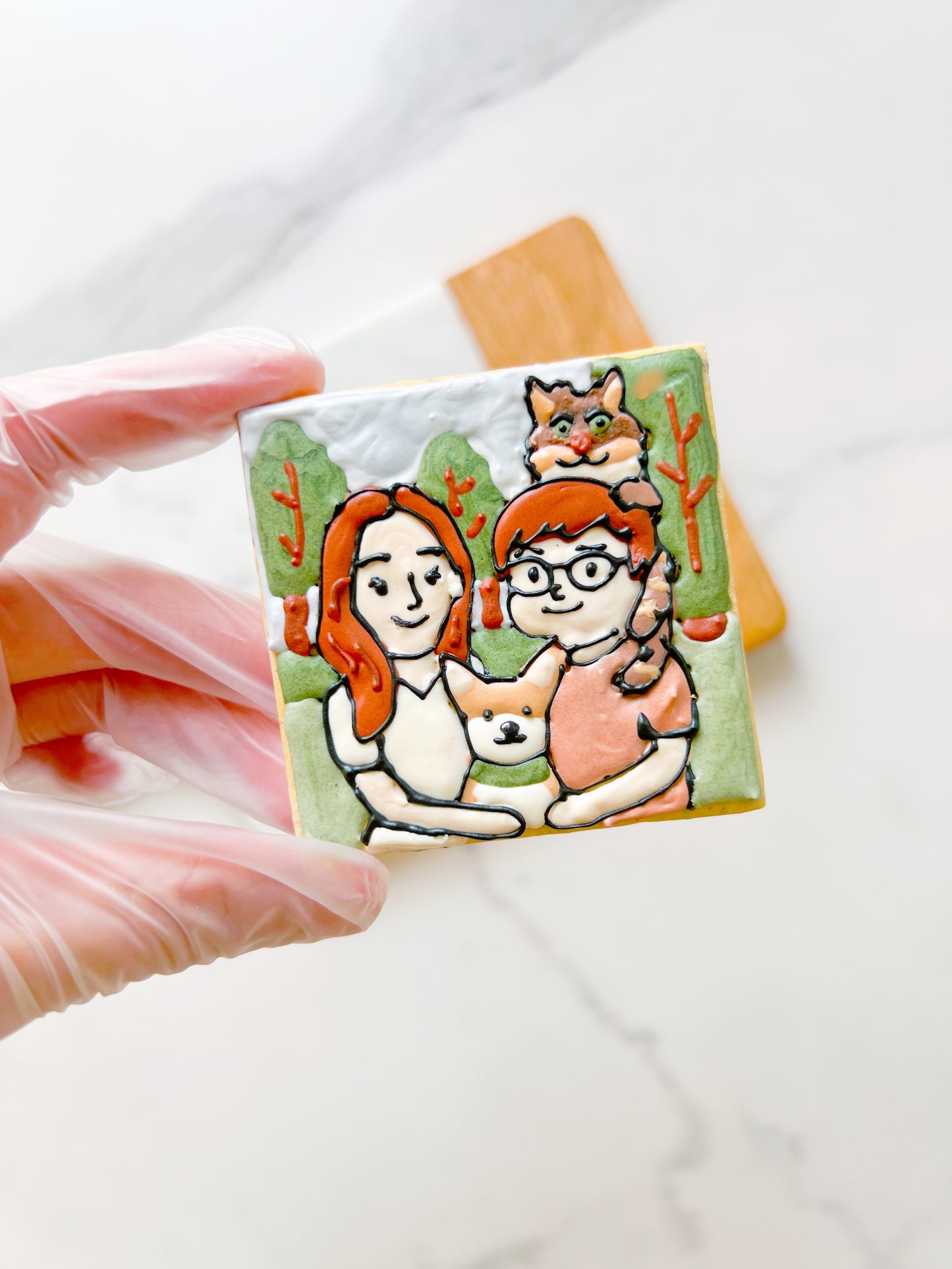 Custom Cartoon Doggy Portrait Cookie (FOR JANUARY DELIVERY)