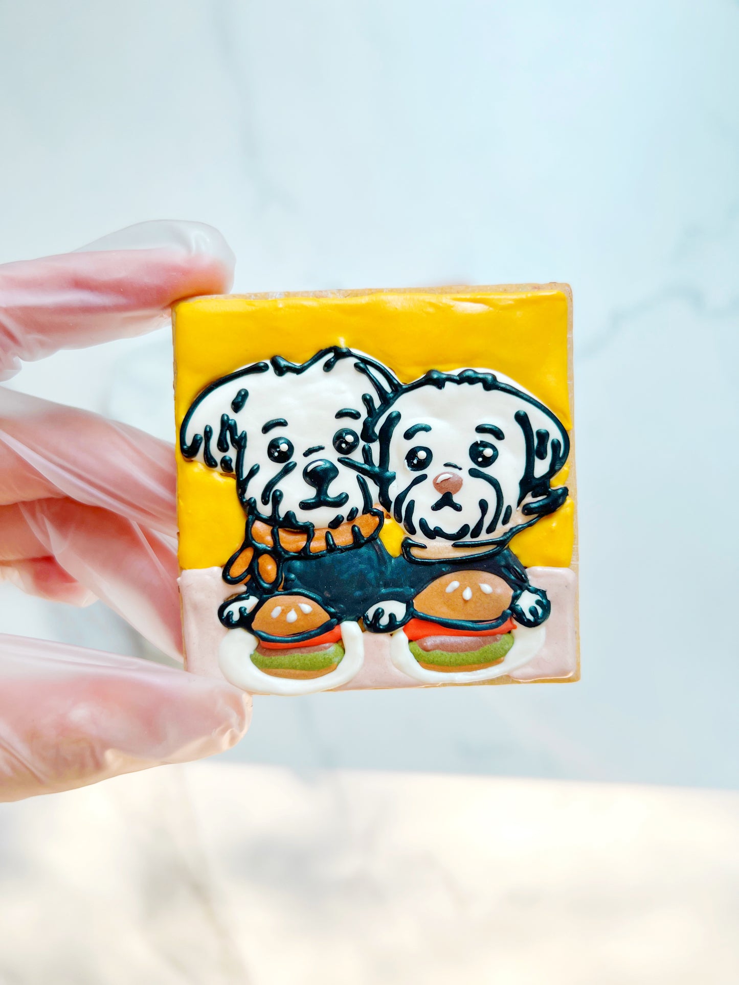 Custom Cartoon Doggy Portrait Cookie (FOR JANUARY DELIVERY)