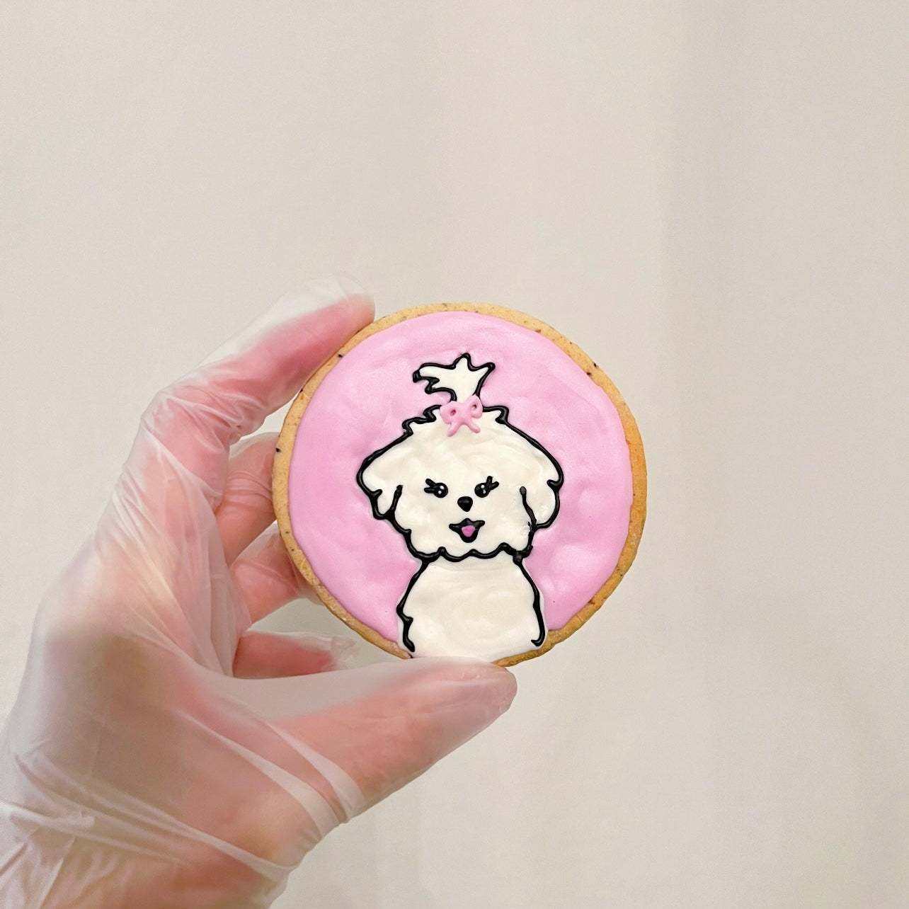 Custom Cartoon Doggy Portrait Cookie