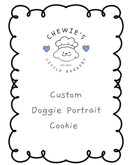Custom Cartoon Doggy Portrait Cookie